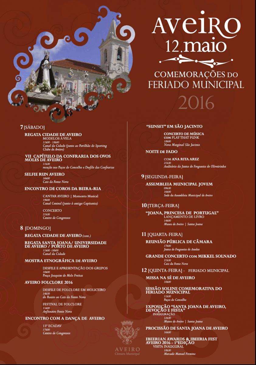 programa da cidade aveiro maio16